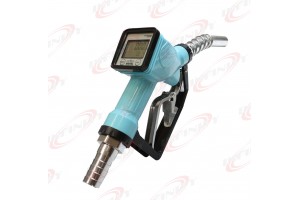   Trubine Mechanical Gas Diesel Digital Fuel Nozzle w/Accuracy LCD Reading Meter 